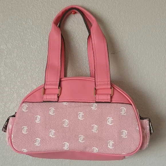 Juicy Couture Pink Shoulder Bag with Heart Accents - Picture 5 of 11